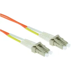 ACT 10 meter LSZH Multimode 50/125 OM2 fiber patch cable duplex with LC connectors (10 m), Netzwerkkabel