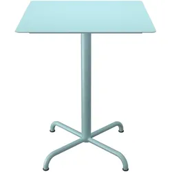 Pico Cafe-Tisch Outdoor Quadratisch Eisblau Quadratisch 60 x 60 cm