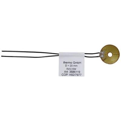 Thermo TECH Polyimid Heizfolie selbstklebend 5V 2.5W Schutzart IPX4 (Ø) 20mm