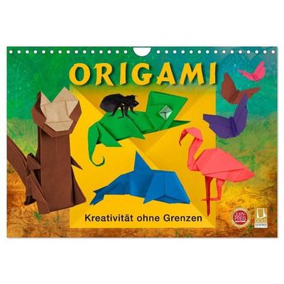 ORIGAMI - Kreativität ohne Grenzen (Wandkalender 2027 DIN A4 quer), CALVENDO Monatskalender
