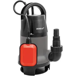 Dedra, Wasserpumpe, Tauchpumpe, Kunststoff-550W für sauberes und schmutziges Wasser (Schmutzwasserpumpe)