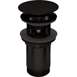 Neuesbad für Waschbecken, Rund, mit Hülse, Schwarz NB1DENHCN10U1