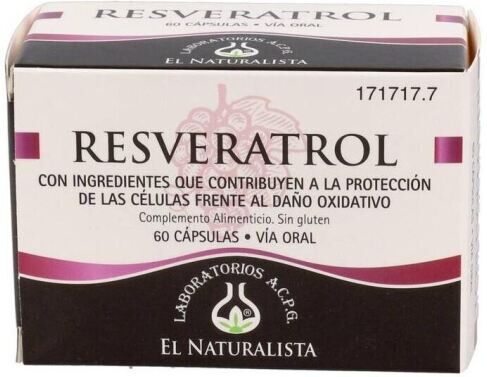El Naturalista Resveratrol 60 Kapseln
