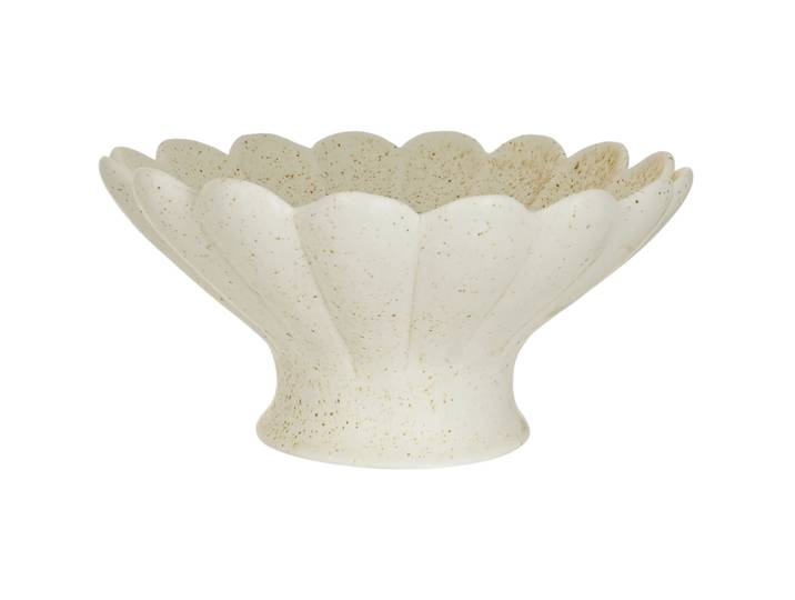 Dekoteller Natural & Feminine Glamour weiss Steingut D 20.3 cm