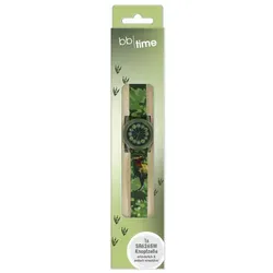 Kinderuhr mit Quarzuhrwerk Dino camouflage