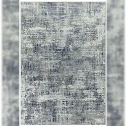 Teppich Velours Metallic-Glanz abstrakt | 200x290cm, 11mm Florhöhe | Dunkelblau | Langlebig | Großes Wohnzimmer | PARMA-Sorbolo | Kadima Design