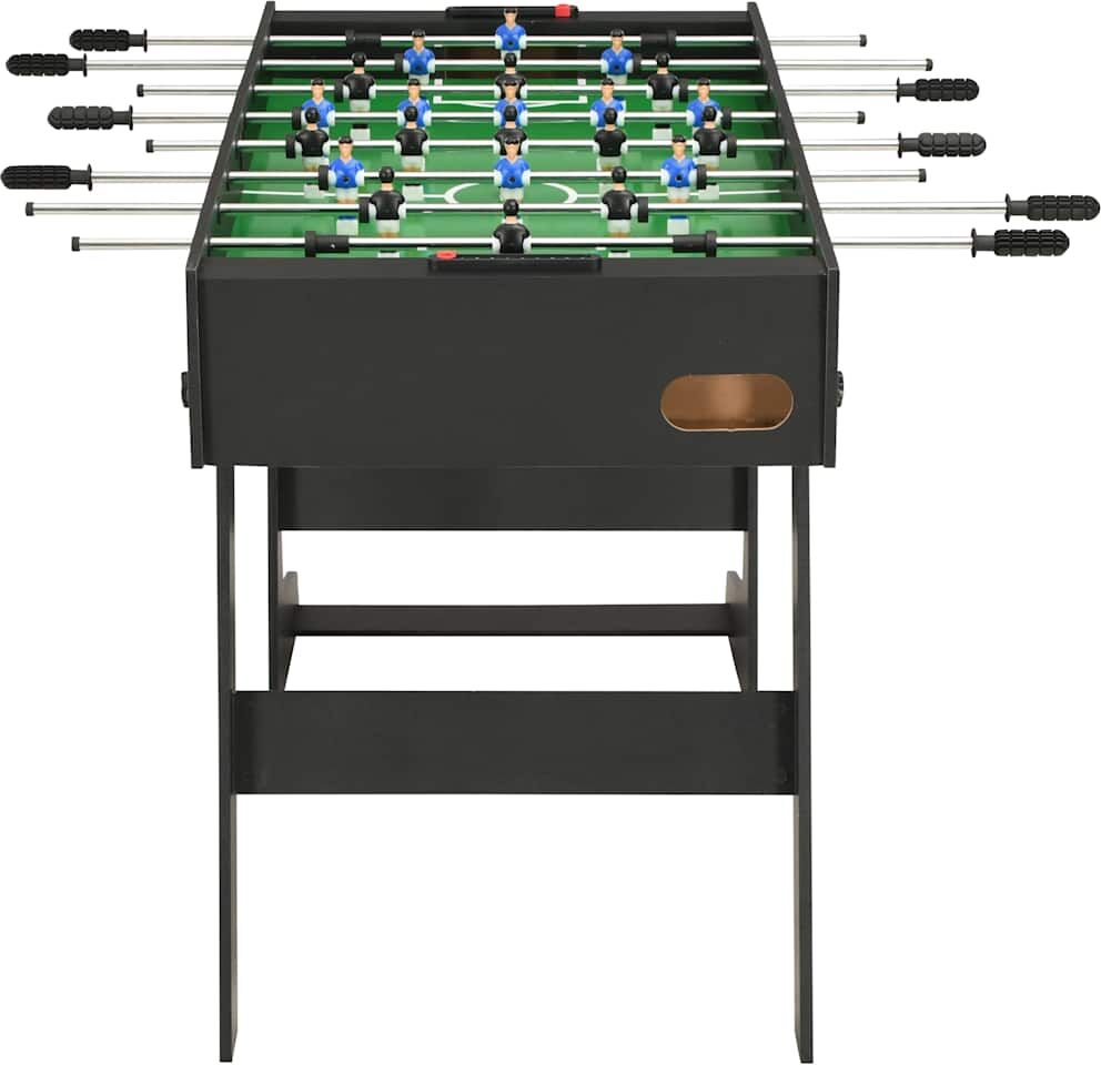 vidaXL Table de football pliante 121 x 61 x 80 cm Noir