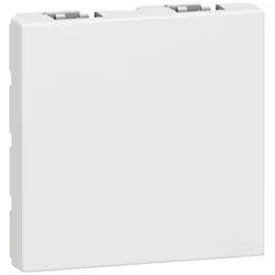 Legrand 077071 Blindabdeckung, 2-modulig, Für Montageplatte 3-fach und 4-fach