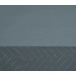 Tiles Damask Tischdecke 160 cm rund meerblau