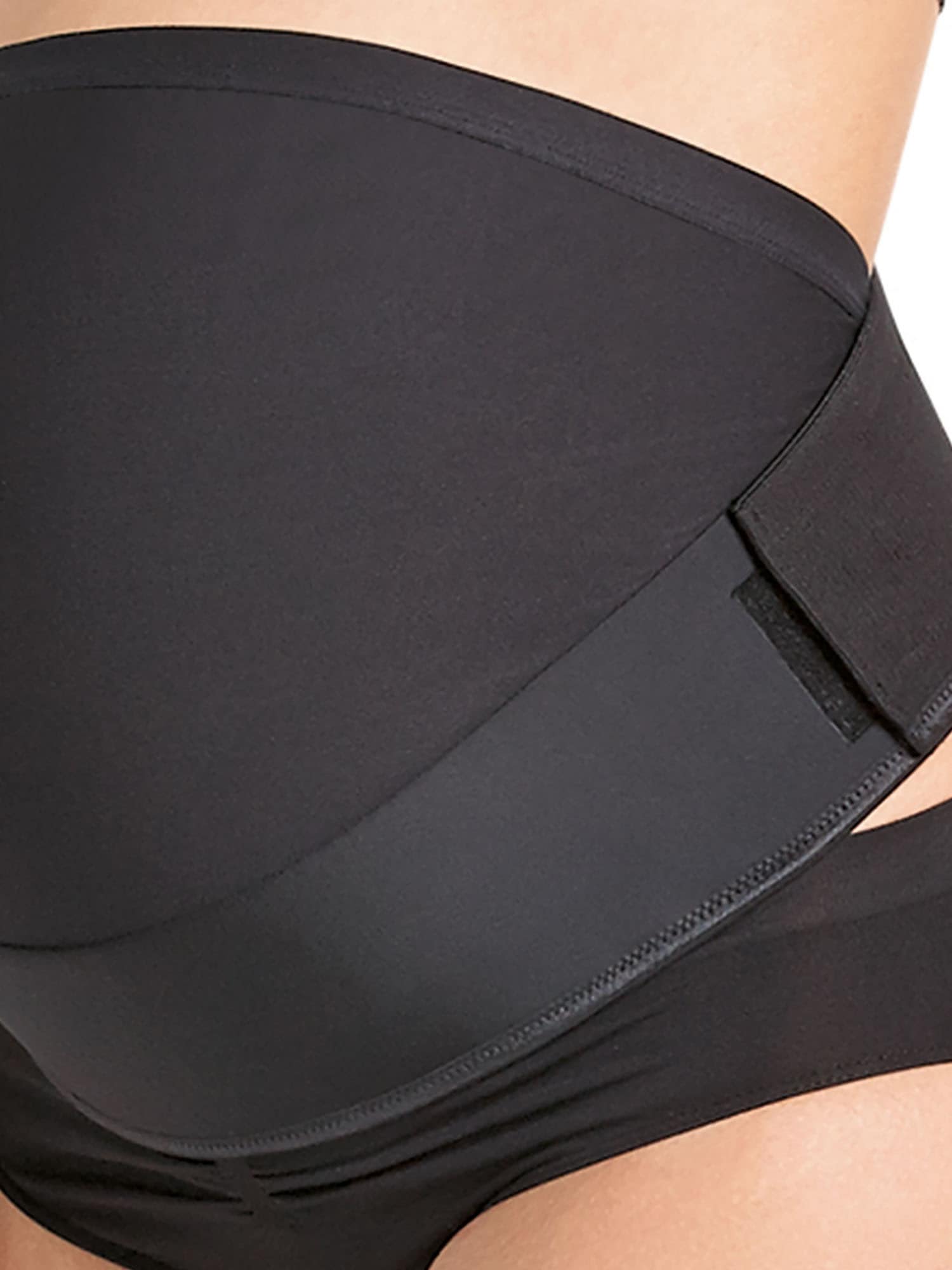 Bauchband ANITA "Schwangerschafts-Gurt BabyBelt", Damen, Gr. L, schwarz, Obermaterial: 80% Polyamid PA. 20% Elasthan EL., Bauchbänder Bauchband