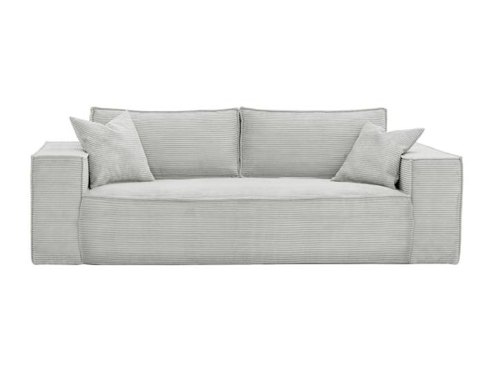 Canapé convertible velours 3 places gris