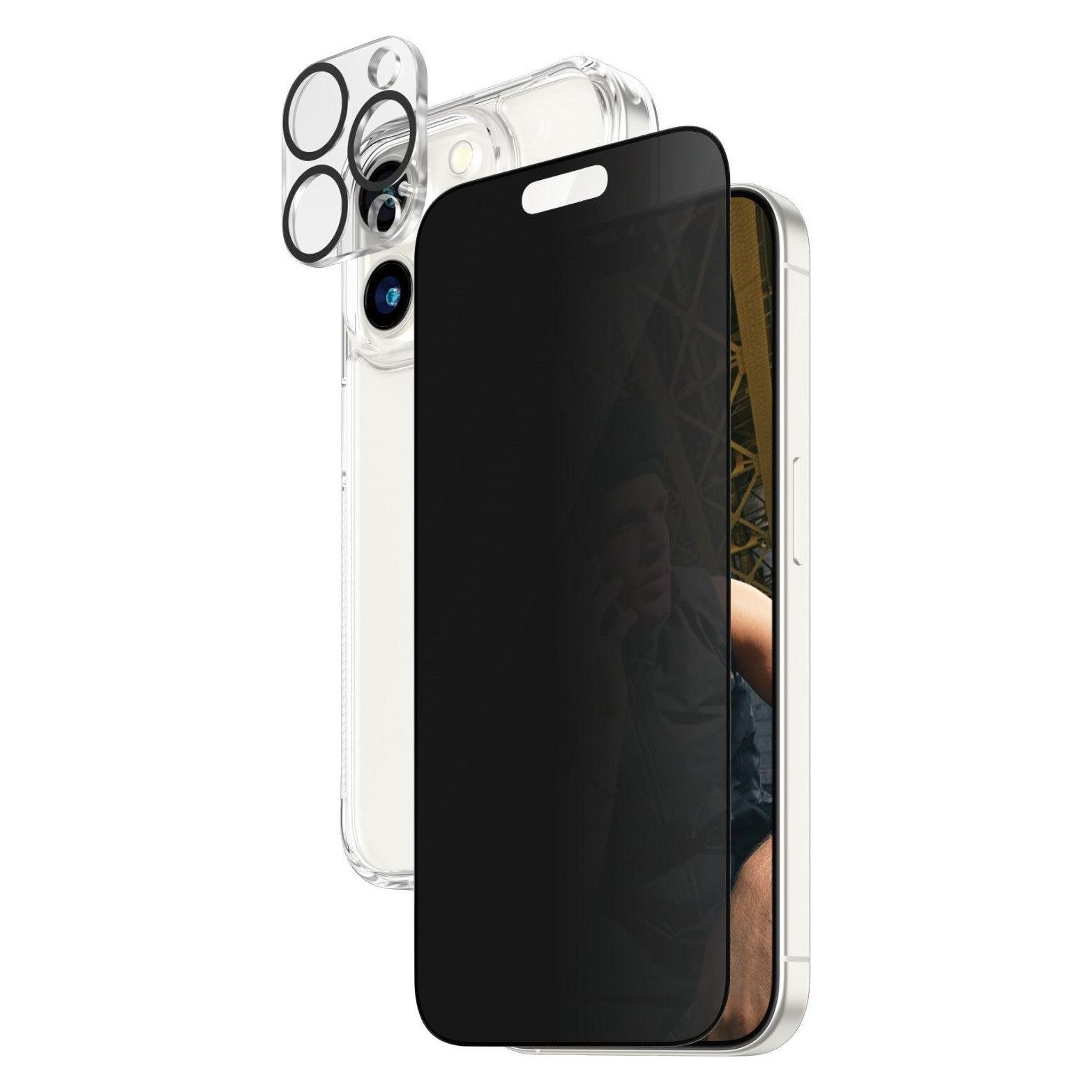 PanzerGlass Privacy 3-in-1-Pack (Apple iPhone 15 Pro) (B1173+P2810)