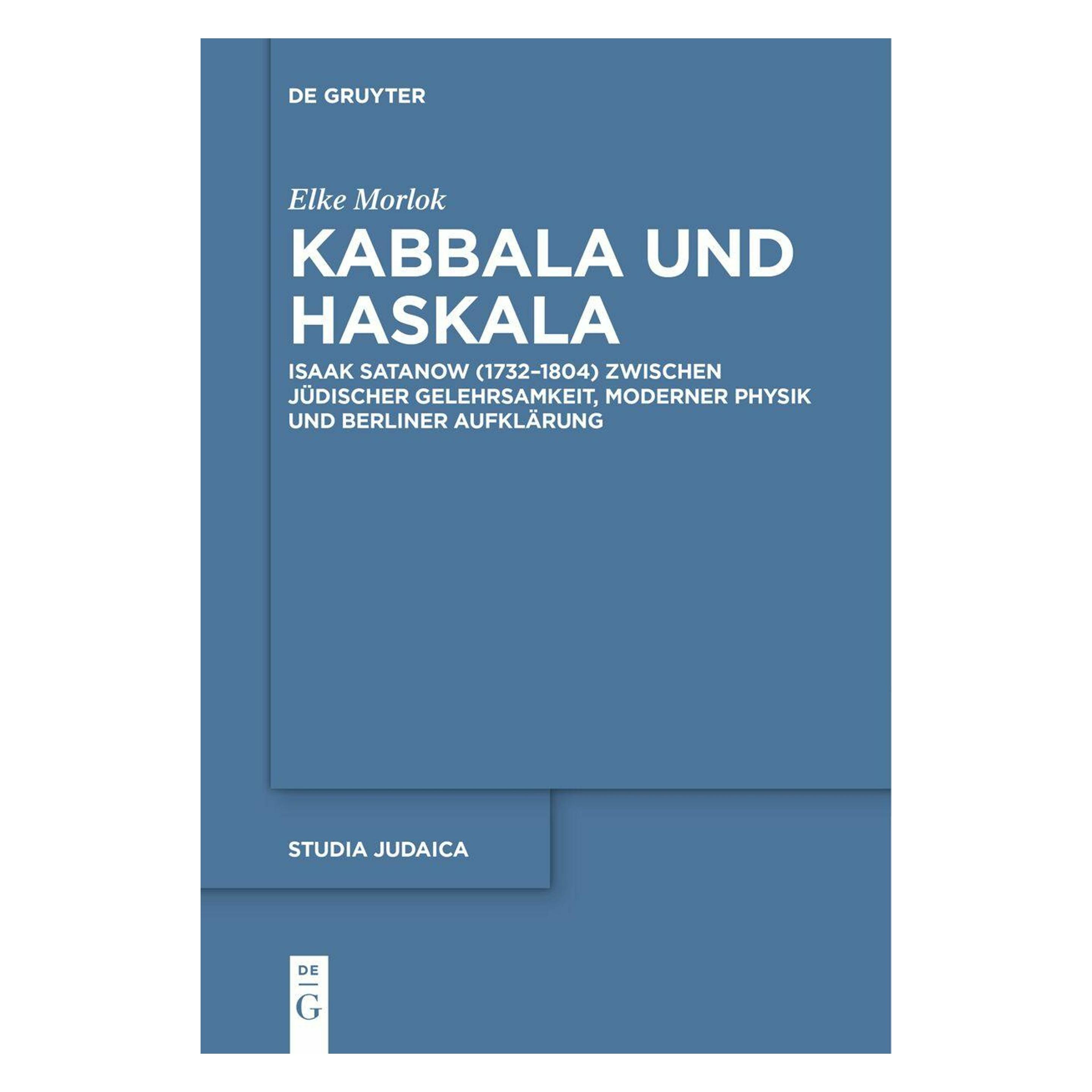 De Gruyter Morlok:Kabbala und Haskala (Deutsch, Softcover, Elke Morlok) (47038782)