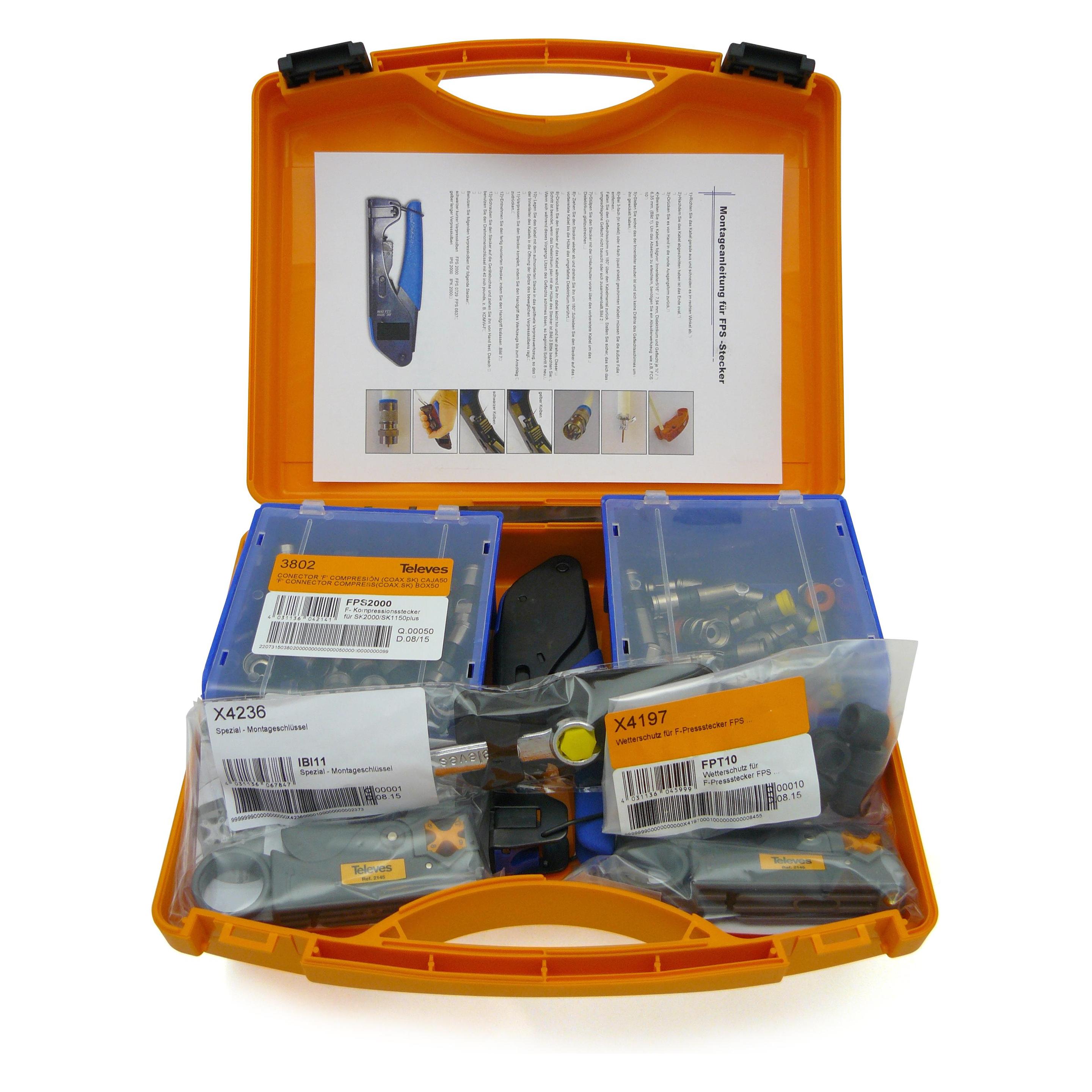 Televes Kompressionsstecker-Set PPS6000 (Stecker und Verbinder) (PPS6000)