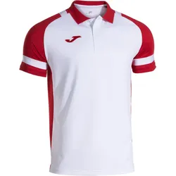 JOMA Lider Poloshirt 206 - weiß/rot M