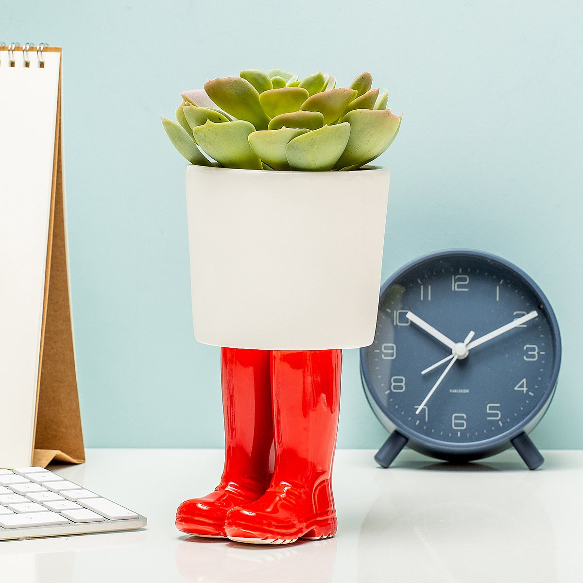 Bitten Regenlaarzen Bloempot Groot Rood