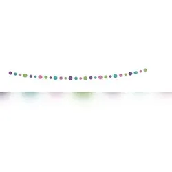 Papiergirlande bunt