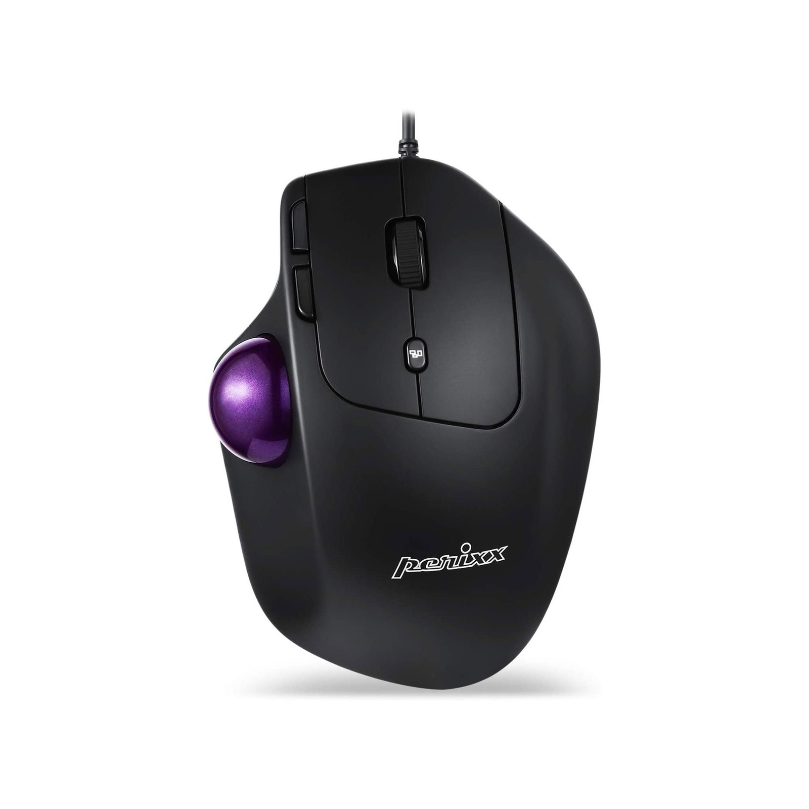 Perixx PERIMICE-520 ergonomische trackball-muis met kabel