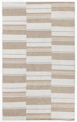 Boulder Indoor Outdoor Handwoven Stripe Area Rug by Kosas Home