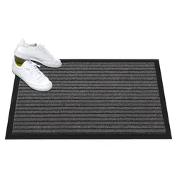 Mercury Fußmatte Grattant 60,0 x 90,0 cm anthrazit gemustert