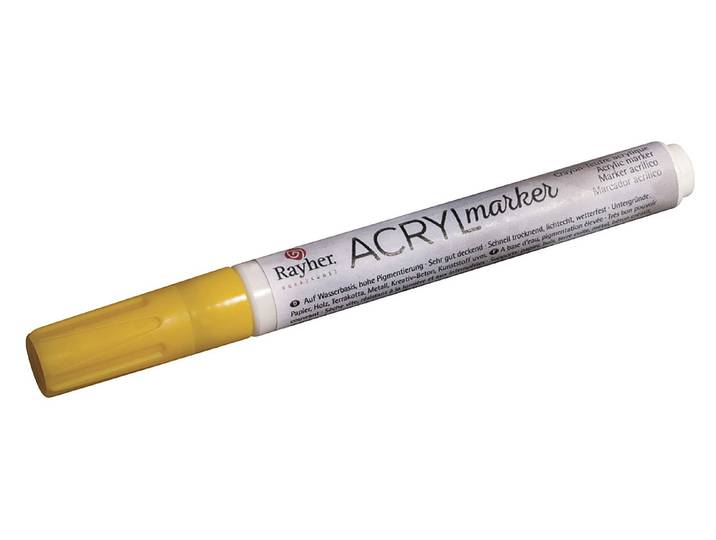Rayher Acryl-Marker mit Ventil Rundspitze 2-4 mm