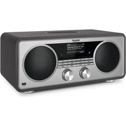 TechniSat DigitRadio 602 (DAB+, FM, Bluetooth, WLAN), Radio, Schwarz, Silber, Grau