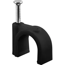 GOOBAY 64684 - Kabelschelle 12 mm schwarz 100er Box