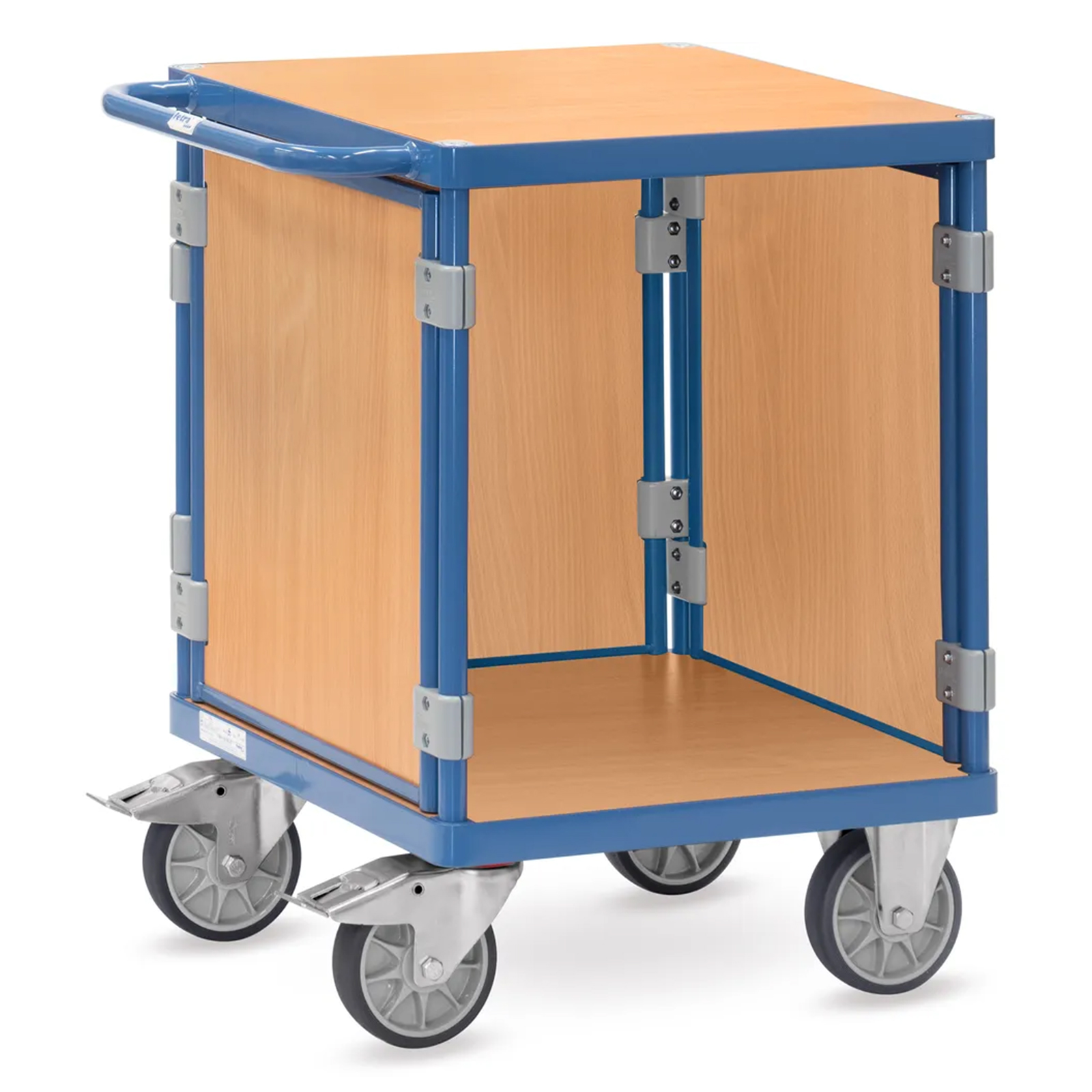 Fetra Dreiwand-Tischwagen MultiVario Baukasten-System Ladefläche 600x600mm