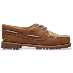 Timberland für Damen. TB0A2GNVANR1 Authentic Bootsschuhe aus Leder braun (39 W), Wohnung, Schnürsenkel, Lässig
