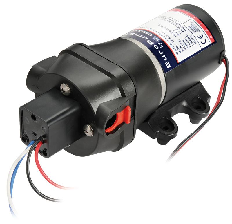 EUROPUMP Aquatec Sensor 4-Diaphragmen Frischwasserpumpe - Osculati 16.514.00