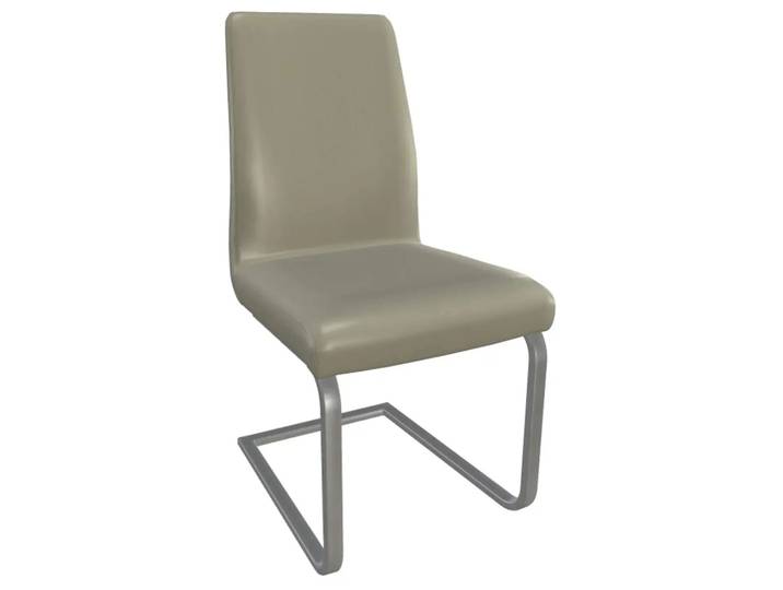 Stuhl Larona 2 Trendstühle / Farbe: Perle / Material: Leder