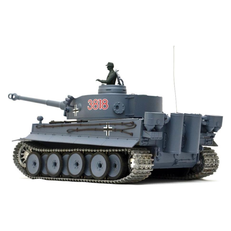 Es-toys Heng Long, RC Panzer German Tiger I Grau (RTR Ready-to-Run) (ET4857)