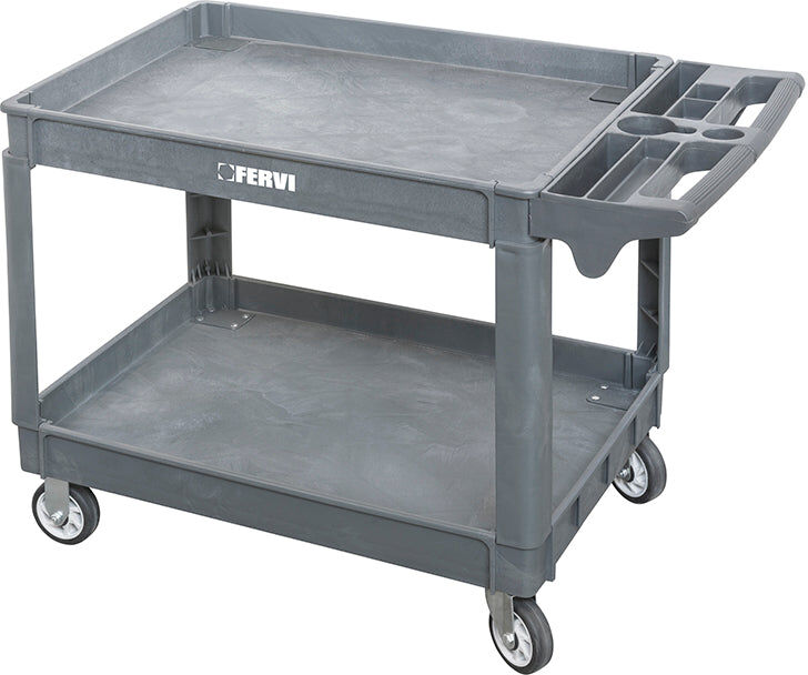 Fervi C075/2 Carrello a 2 vasche polipropilene