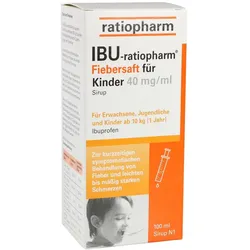 Ibu-Ratiopharm Fiebersaft für Kinder 40mg/ml 100 ML