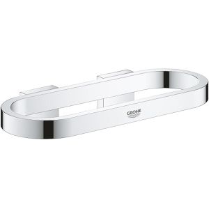 GROHE Handtuchhalter Selection 41035000, silber, zur Wandmontage, verchromtes Metall, Länge 20 cm