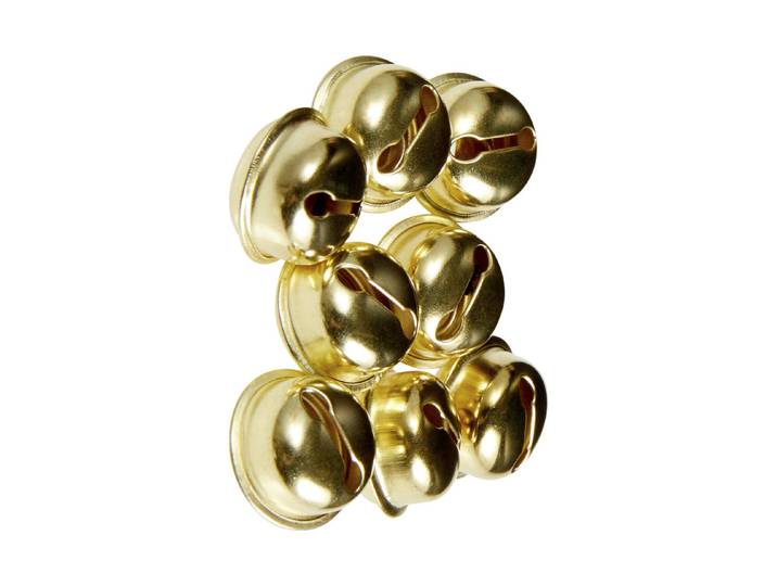 Glorex Rollenglöckchen Gold 18 mm 8 Stück