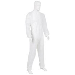 medical care & serve 1005176 Einmal-Schutzoverall EXTRAGROß XXL Kleider-Größe: XXL Weiß
