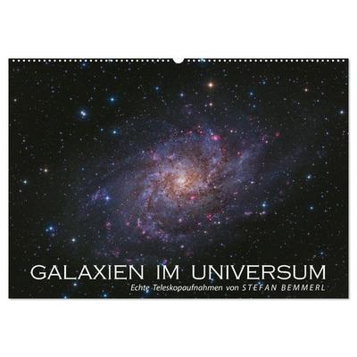 Galaxien im Universum (Wandkalender 2026 DIN A2 quer), CALVENDO Monatskalender