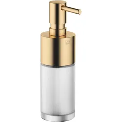 Dornbracht Spender 84435970-28 Standmodell, Flasche aus Kristallglas, matt, messing gebürstet