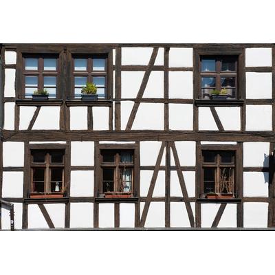 Fototapete PAPERMOON "Altes Haus", bunt, B:5m L:2,8m, Vlies, Tapeten