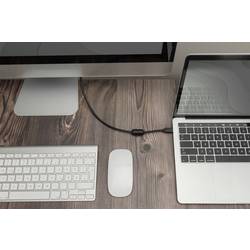 Digitus USB-C® / DisplayPort Adapterkabel USB-C® Stecker, DisplayPort Stecker 2.00 m Schwarz AK-300333-020-S Geschirmt, doppelt geschirmt USB-C®-Displaykabel