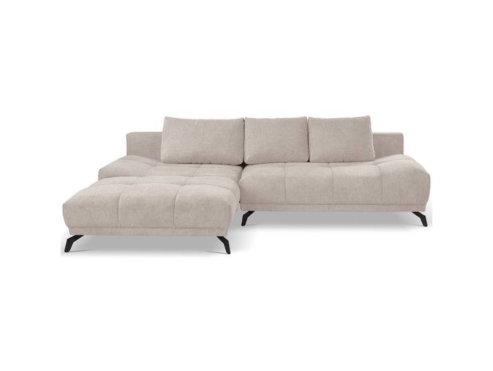 Ecksofa mit Schlaffunktion Felipe, L-förmig, linksseitig, mit
