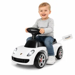 Lemodo Porsche Carrera GT Rutschauto weiß, lizenziert für Kinder ab 18 Monaten