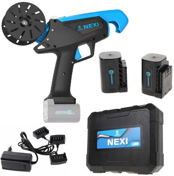 Elektro Akku-Bindezange für Weingarten Campagnola NEXI - 2 Akkus 14,4 V - 2,5 Ah