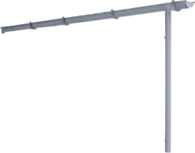 Regenrinne und Fallrohr, für B 2145 mm