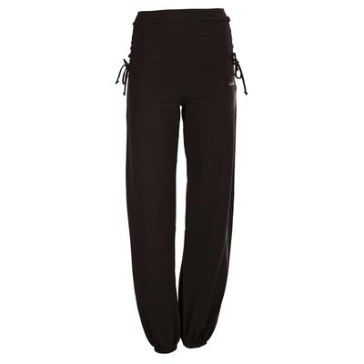 Sporthose WINSHAPE "WH1", Damen, Gr. XS, Normalgrößen, schwarz, 90% Baumwolle, 10% Elasthan, Hosen Sporthose, mit seitlicher Raffung