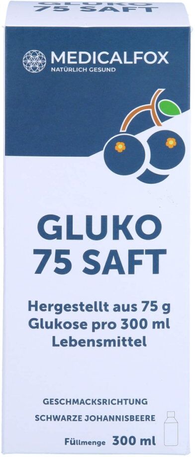 Gluko 75 Saft Schwarze Johannisbeere