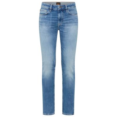 BOSS ORANGE "Delaware Soft-Motion-Denim" Schmale Passform Mittlere Leibhöhe