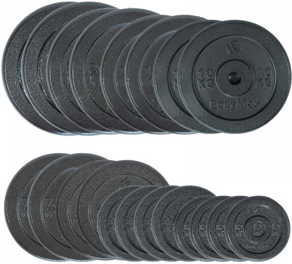 BodyMax Cast Iron Standard Weight Plates 180kg Set