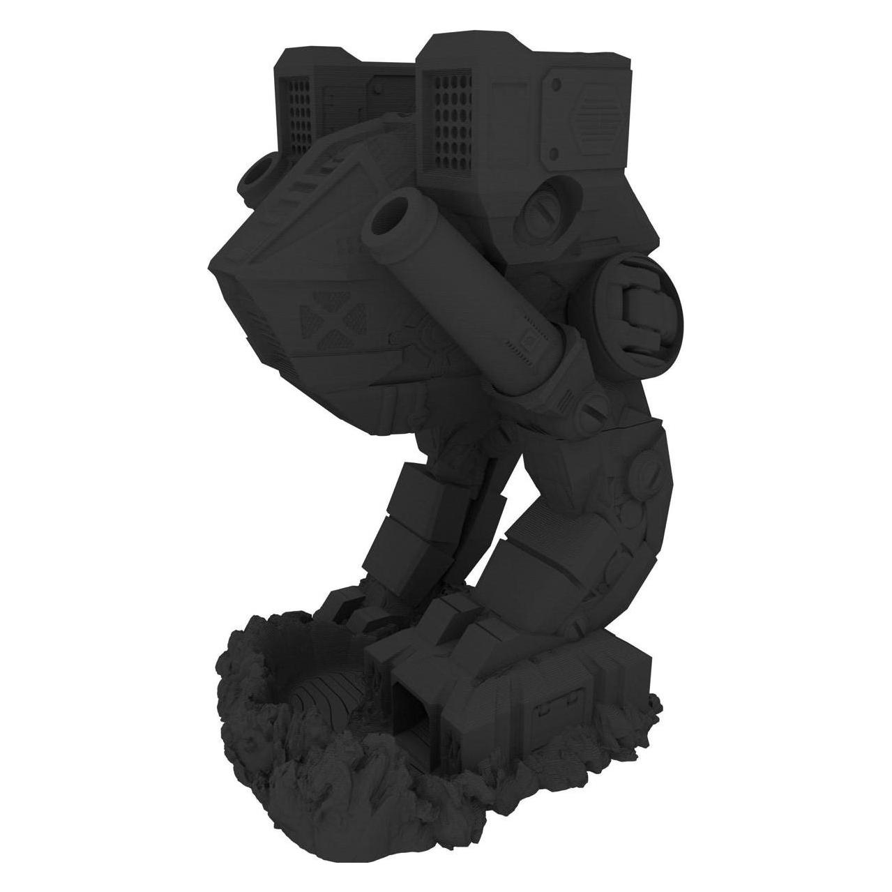 Feldherr Fates End Würfelturm Mech schwarz - 3D gedruckt, abnehmbares Dach (Kunststoff) (377004)